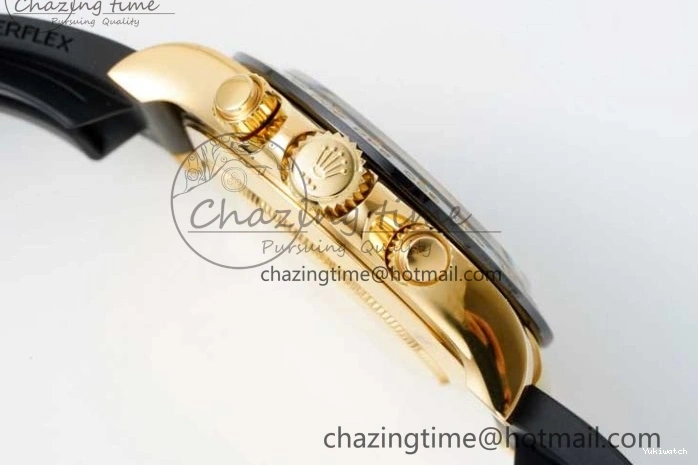 Dial 1:1 Strap Oysterflex Daytona Edition QF 116518 Rubber Best SA4130 on Meteorite 0706